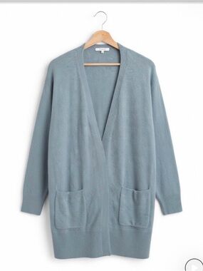 Madewell sage green Open-Front Pocket Cardigan